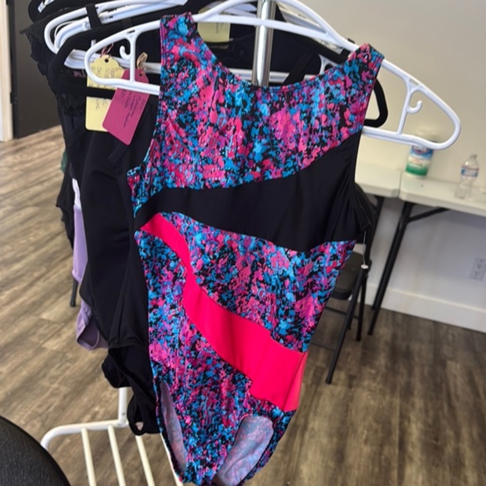 Colorful Abstract Leotard